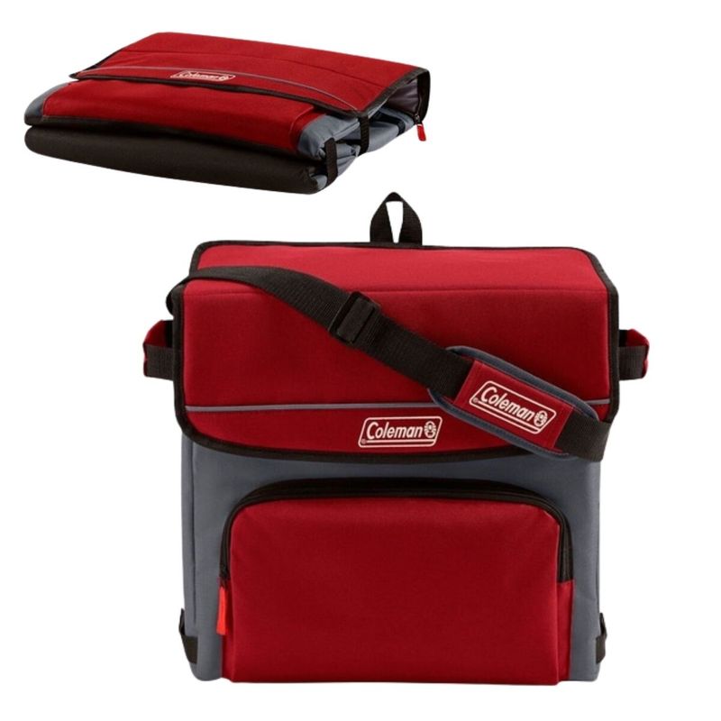 Coleman-Plegable-Para-54-Latas--Color-Bordo