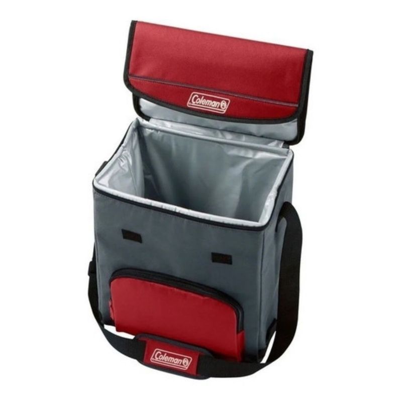 ermico-Coleman-Plegable-Para-34-Latas-Color-Bordo-abierto