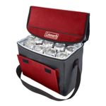 Coleman-Plegable-Para-18-Latas-Color-Bordo-abierta