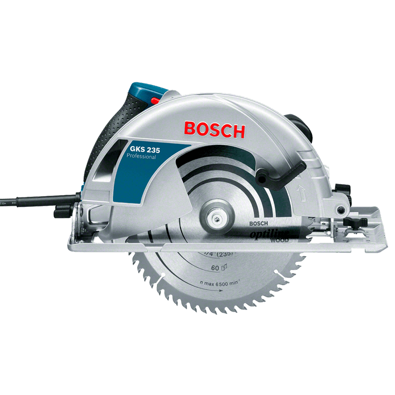 Sierra circular Bosch GKS 235 1700W 110V con 1 disco y guía