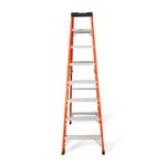 Escalera-de-fibra-de-vidrio-Kushiro-Edda8-para-pintor-con-8-peldaños-y-doble-acceso-perfil-