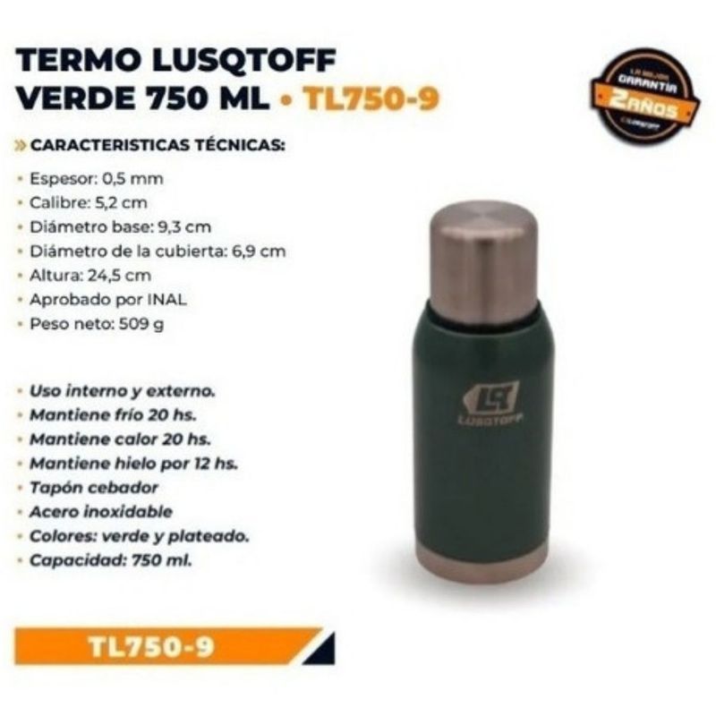 Termo-Acero-Inox-750ml-Color-Verde-Lusqtoff-Frio-Calor-Hielo-6
