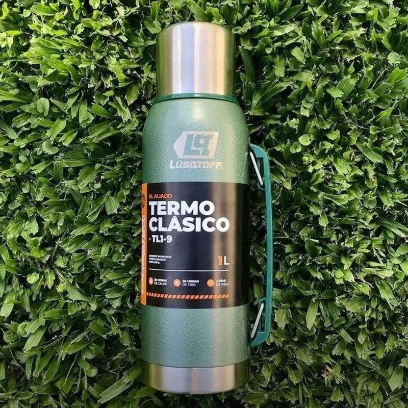Termo-Lusqtoff-TL1-9-Acero-Inoxidable-1L-FrioCalor-Verde-Militar-6
