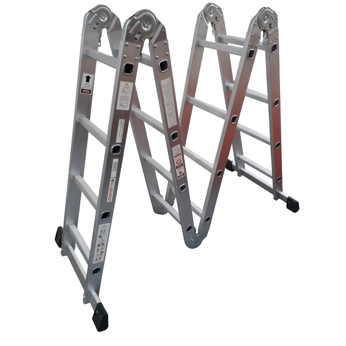 Escalera Plegable Articulada Aluminio 4x4 4.7 Mt Lusqtoff - Pinturerias  Sagitario