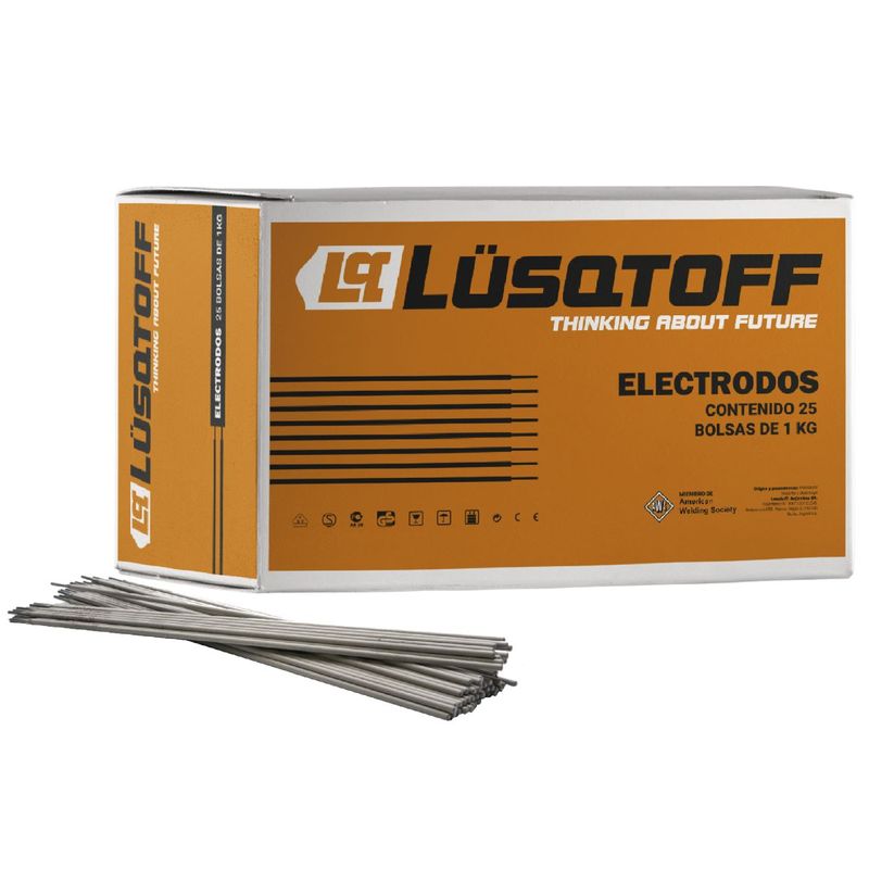 Electrodos Lusqtoff LQ6013-250 Punta Azul 2.5mm X 1 Kilo