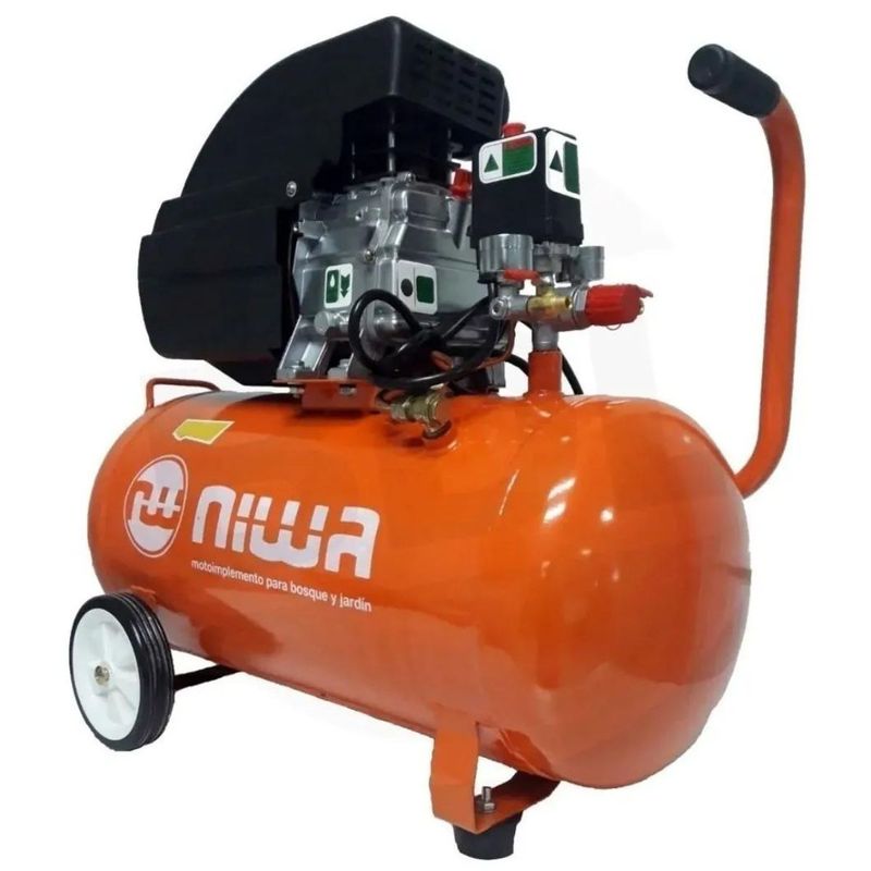 Compresor de aire eléctrico portátil Niwa ANW-2.5/50 monofásico naranja 220V