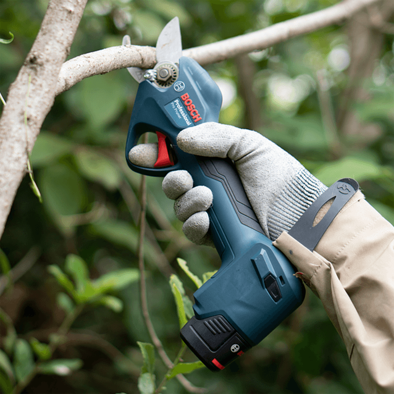 Tijeras de podar inalámbricas, herramienta eléctrica de jardín Bosch, 16,8 V