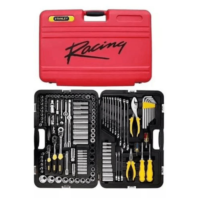 Set Herramientas Stanley Racing 150 Pzas. Maletin Caja Tubos