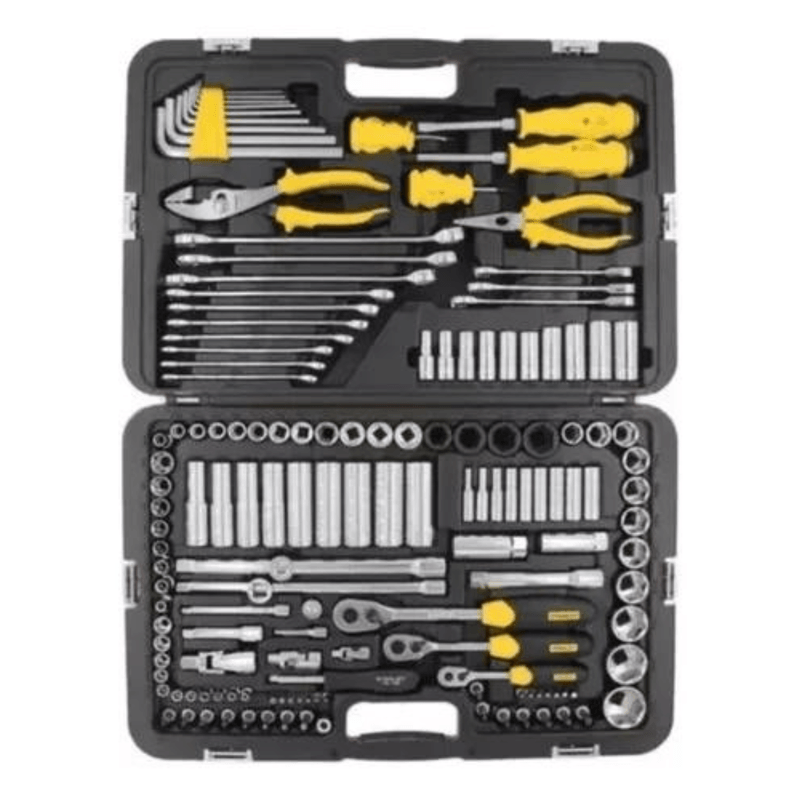 Set Herramientas Stanley Racing 150 Pzas. Maletin Caja Tubos